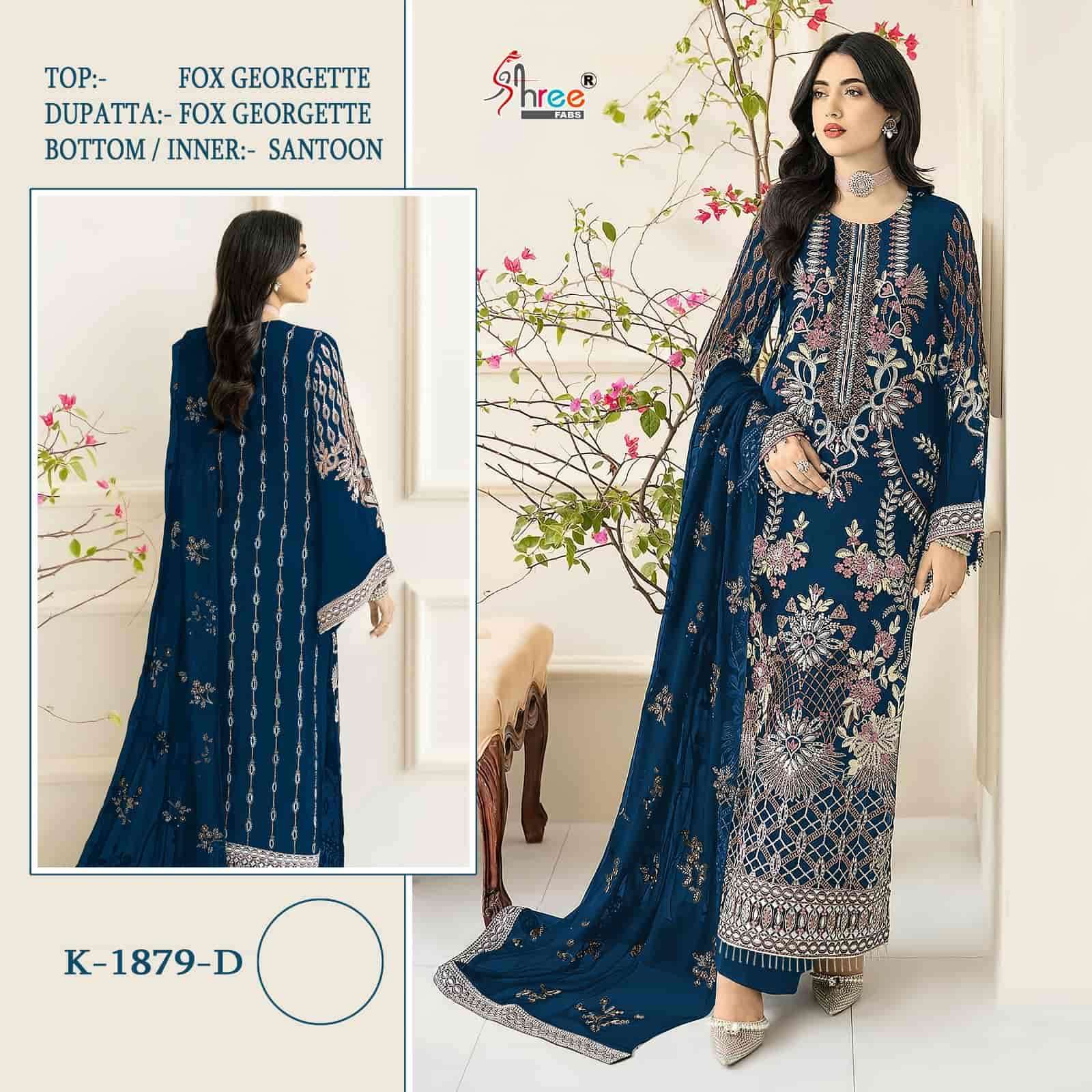 Shree Fabs Heavy Embroidered Designer Party Suit