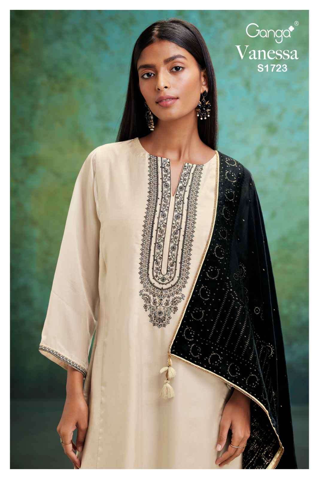 Ganga Vanessa 1723 Premium Silk Exclusive Branded Ladies Suit