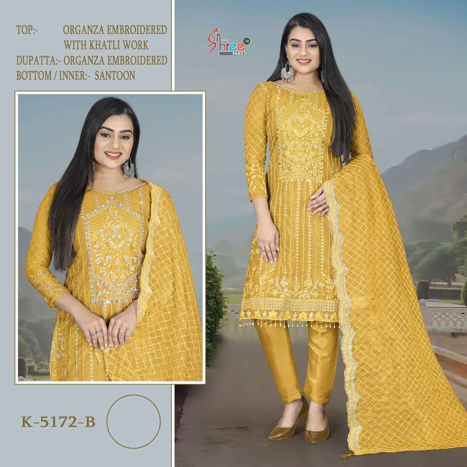 Shree Fabs K 5172 B Festive Wear Style Designer Pakistani Embroidered Dress Ensemble