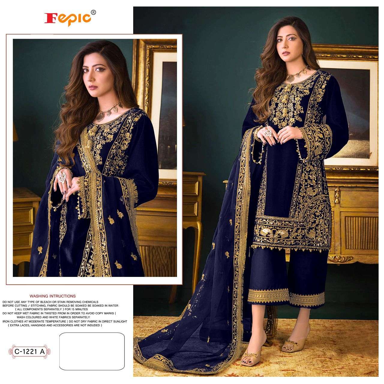 Fepic C 1221 Colors Designer Work Party Wear Pakistani Suit