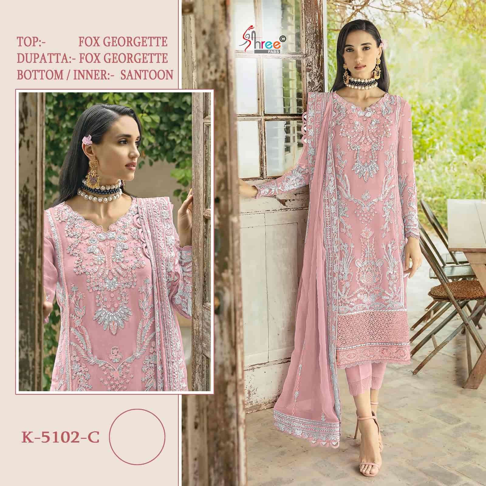 Shree Fabs K 5102 C Festive Wear Style Pakistani Embroidered Suit Ensemble