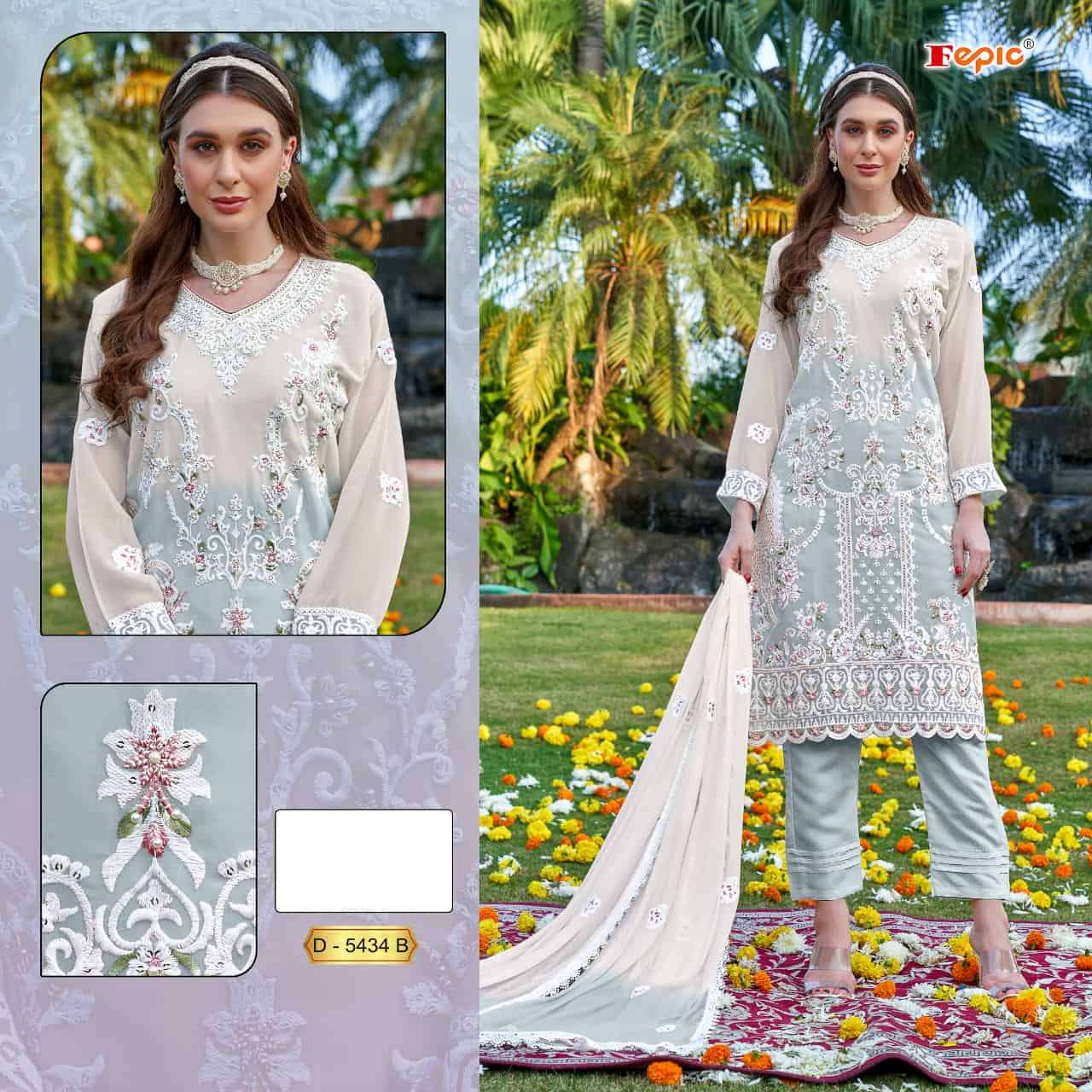 Fepic C 5434 B Exclusive Latest Designer Pakistani Salwar Kameez Collection