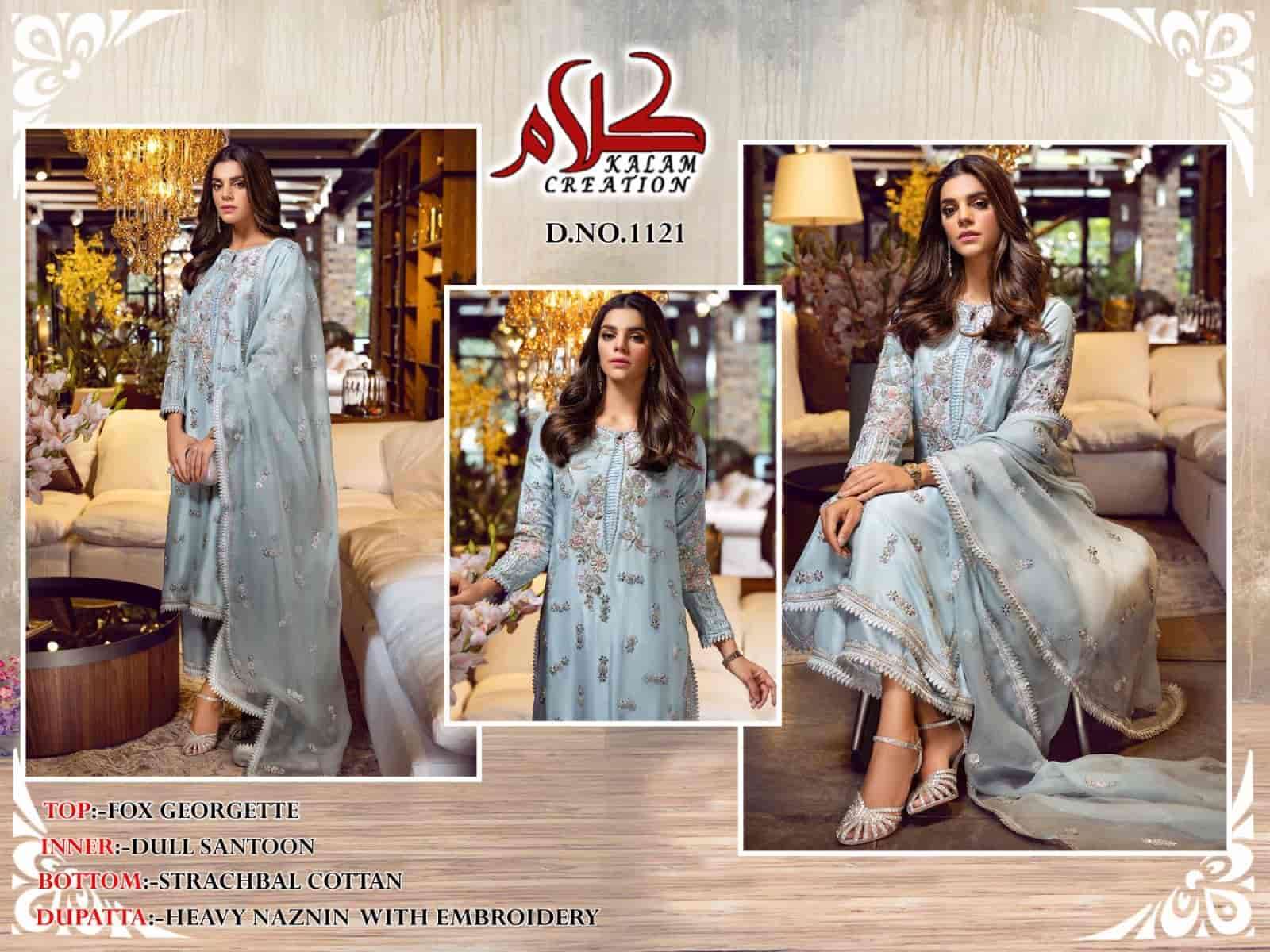 Kalam Creation Designer Embroidered Salwar Suit