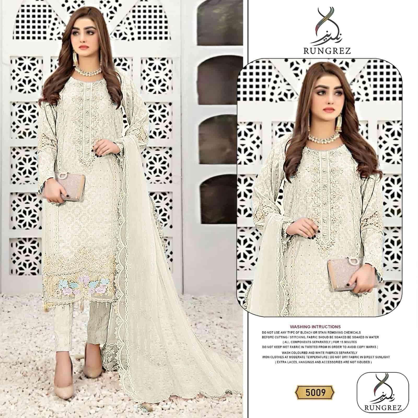 Rungrez 5009 Pakistani Style Heavy Designer Salwar Suit Exporter