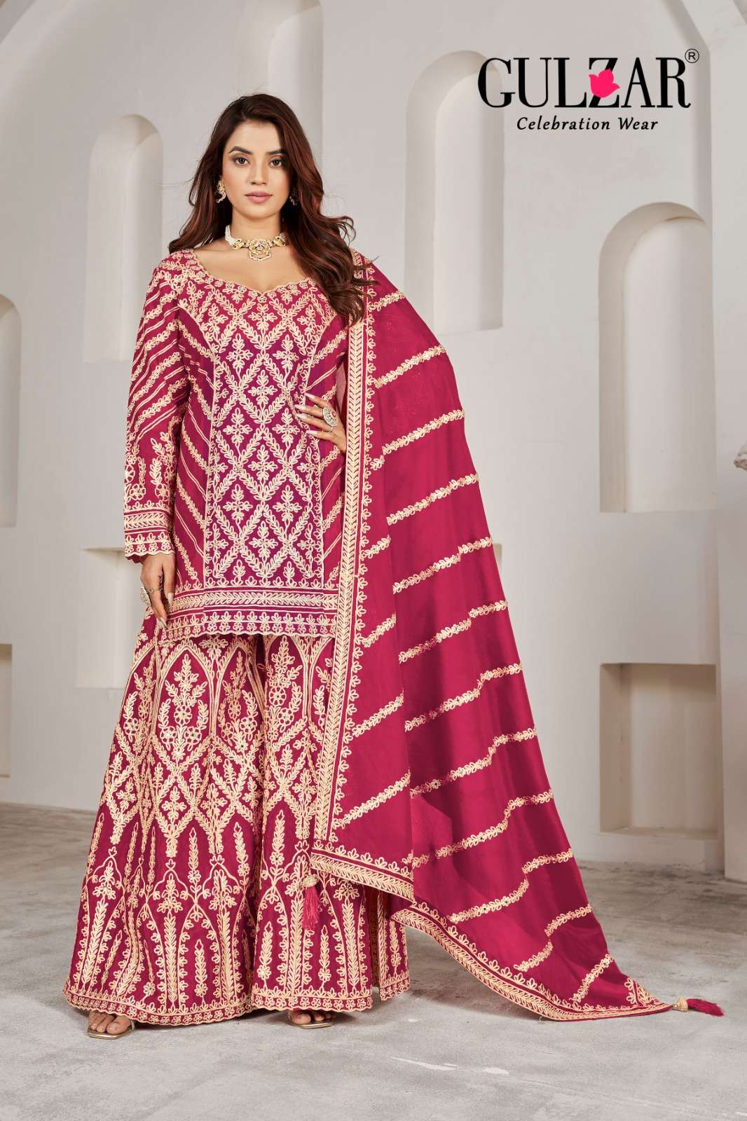 Gulzar Gotakari Designer Palazzo Suit