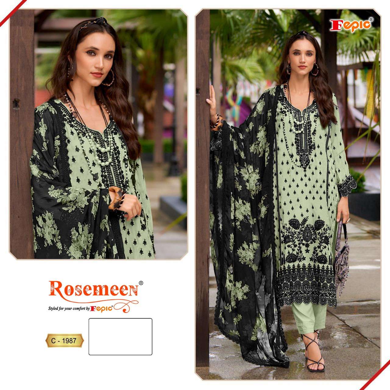 Fepic C 1987 Colors Pakistani Salwar suit Collection