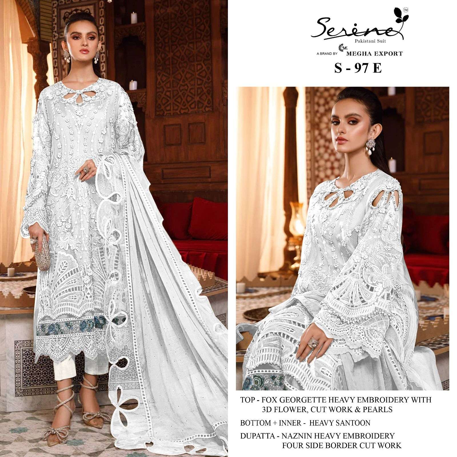 Serine S 97 E Pakistani Suit New Collection
