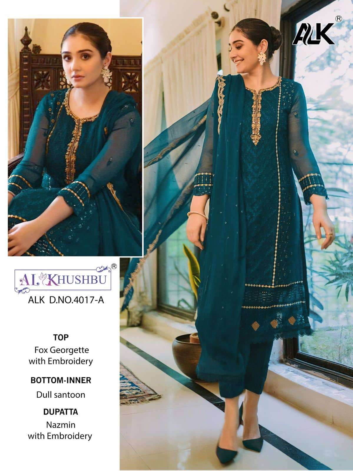 Al Khushbu Suhana Pakistani Georgette Suit