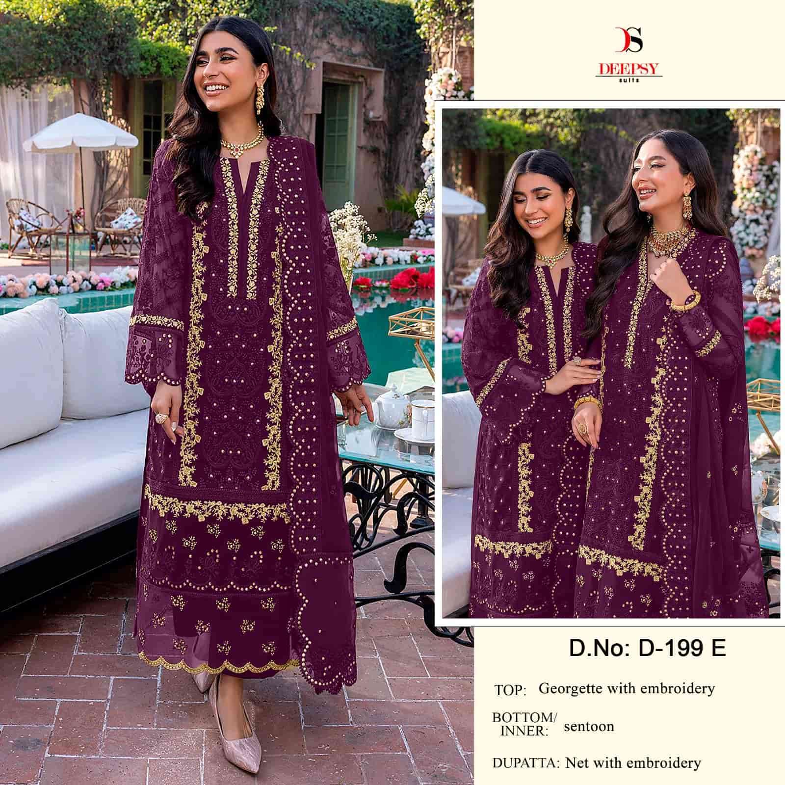 Deepsy D-199 Embroidered Pakistani Salwar Suit