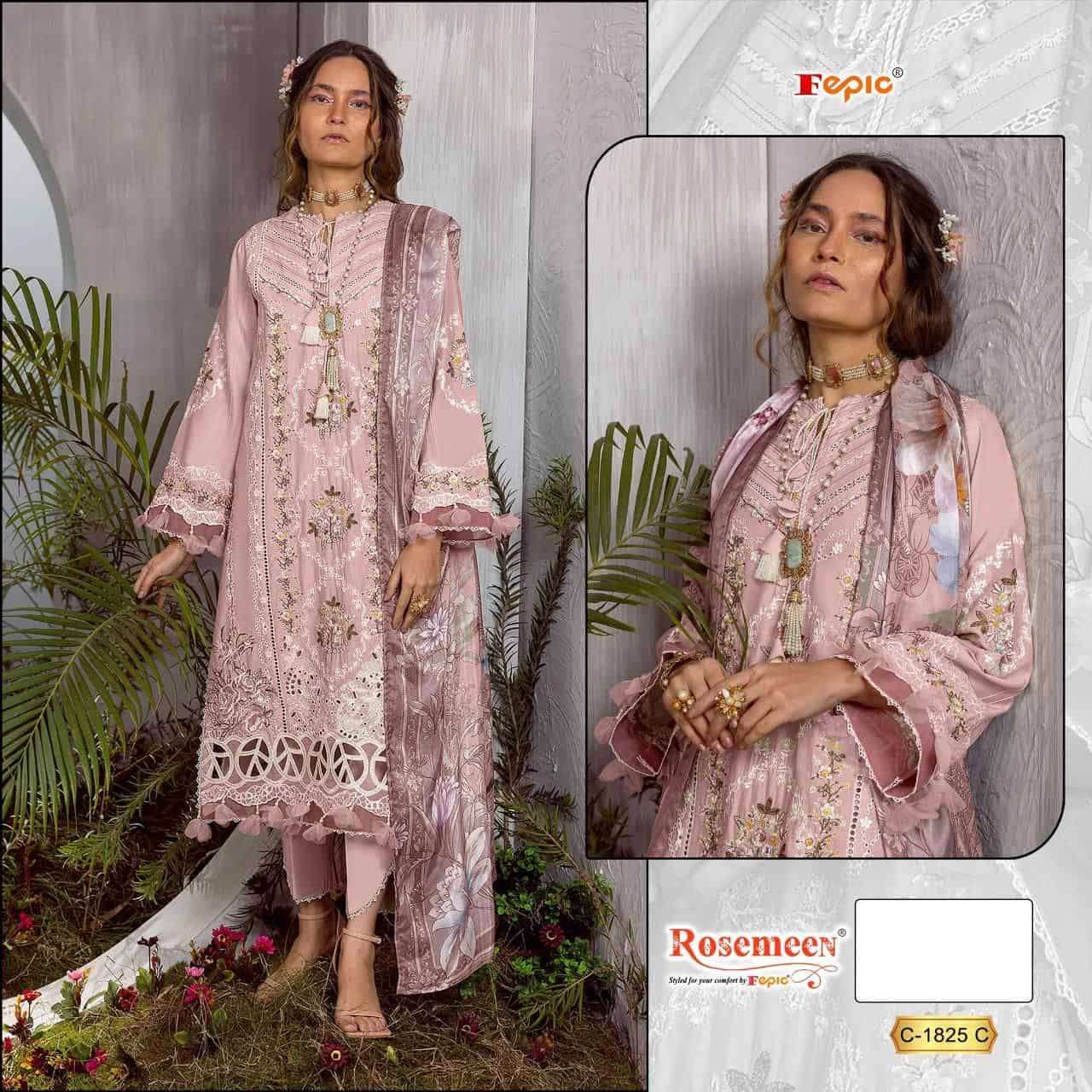 Fepic Rosemeen C 1825 C Cotton Festive Suit