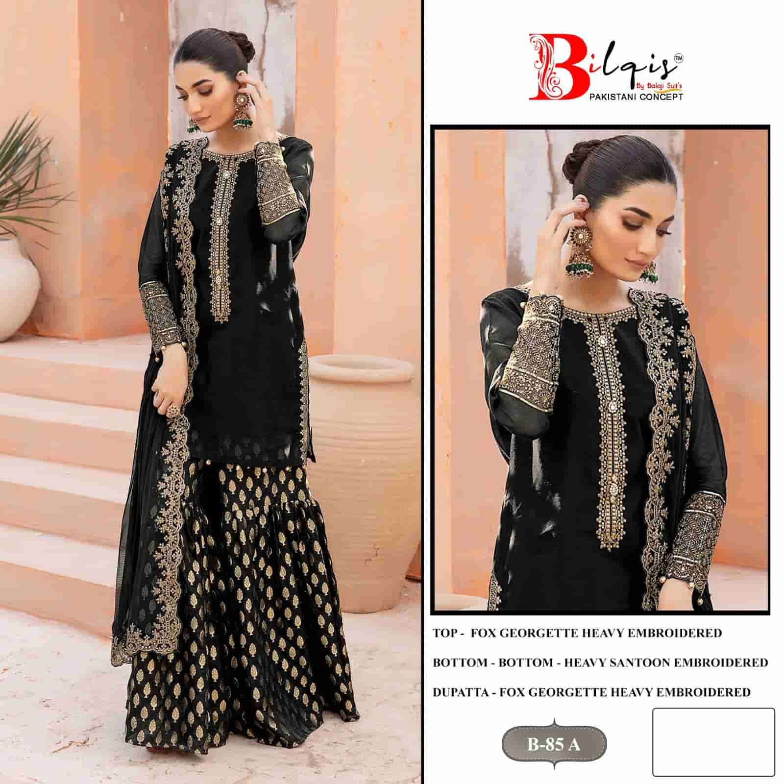 Bilqis B 85 A Party Wear Style Exclusive Designer Salwar Suit Exporter