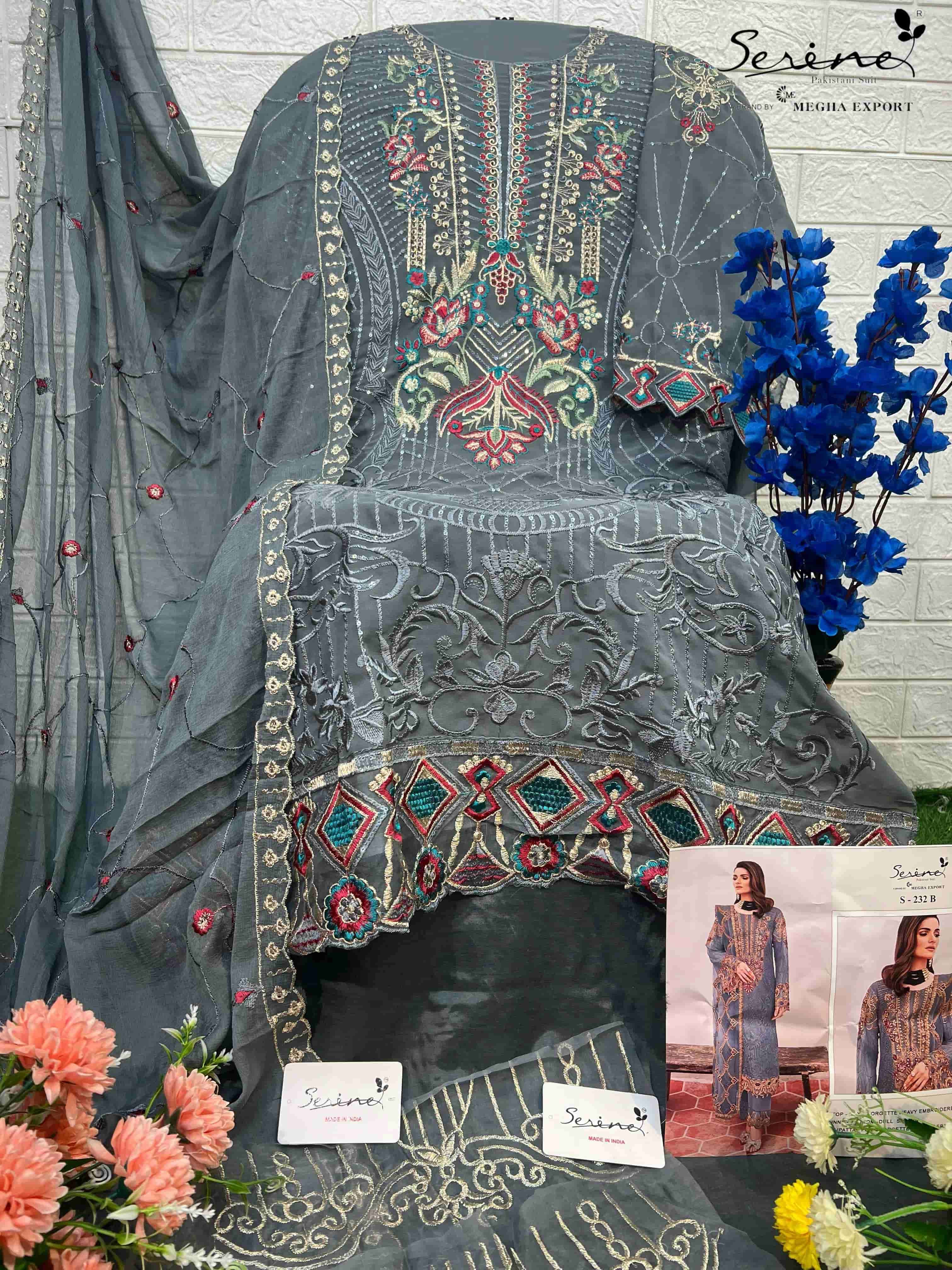 Serine S-232 B Embroidered Salwar Kameez
