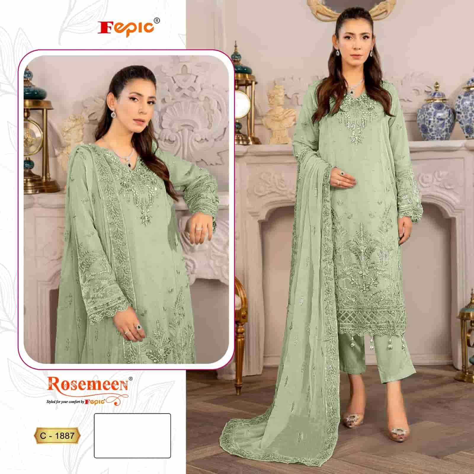 Fepic C 1887 A Festive Wear Style Designer Pakistani Salwar Suit Exporter