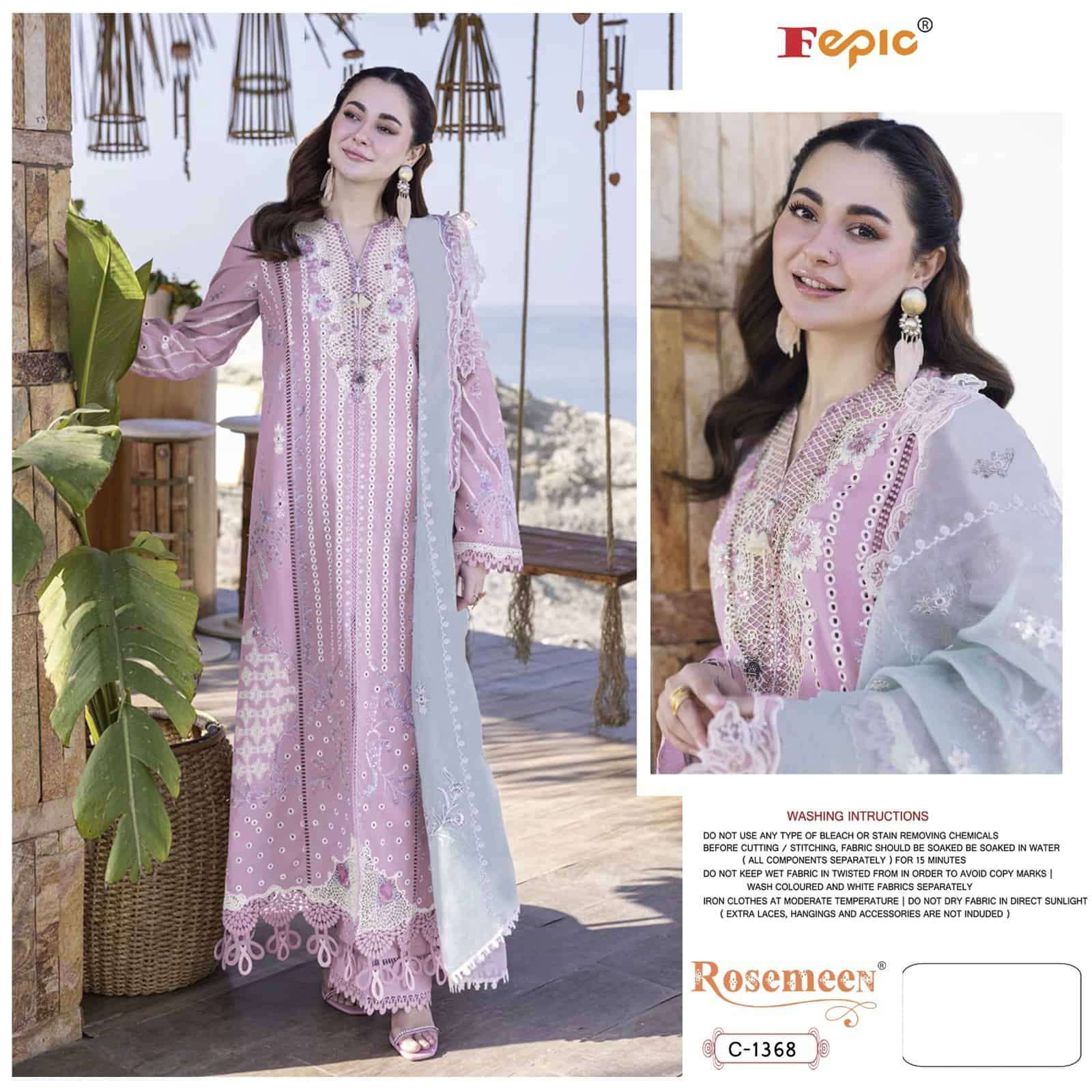 Fepic Rosemeen C 1368 Cotton Pakistani Suit