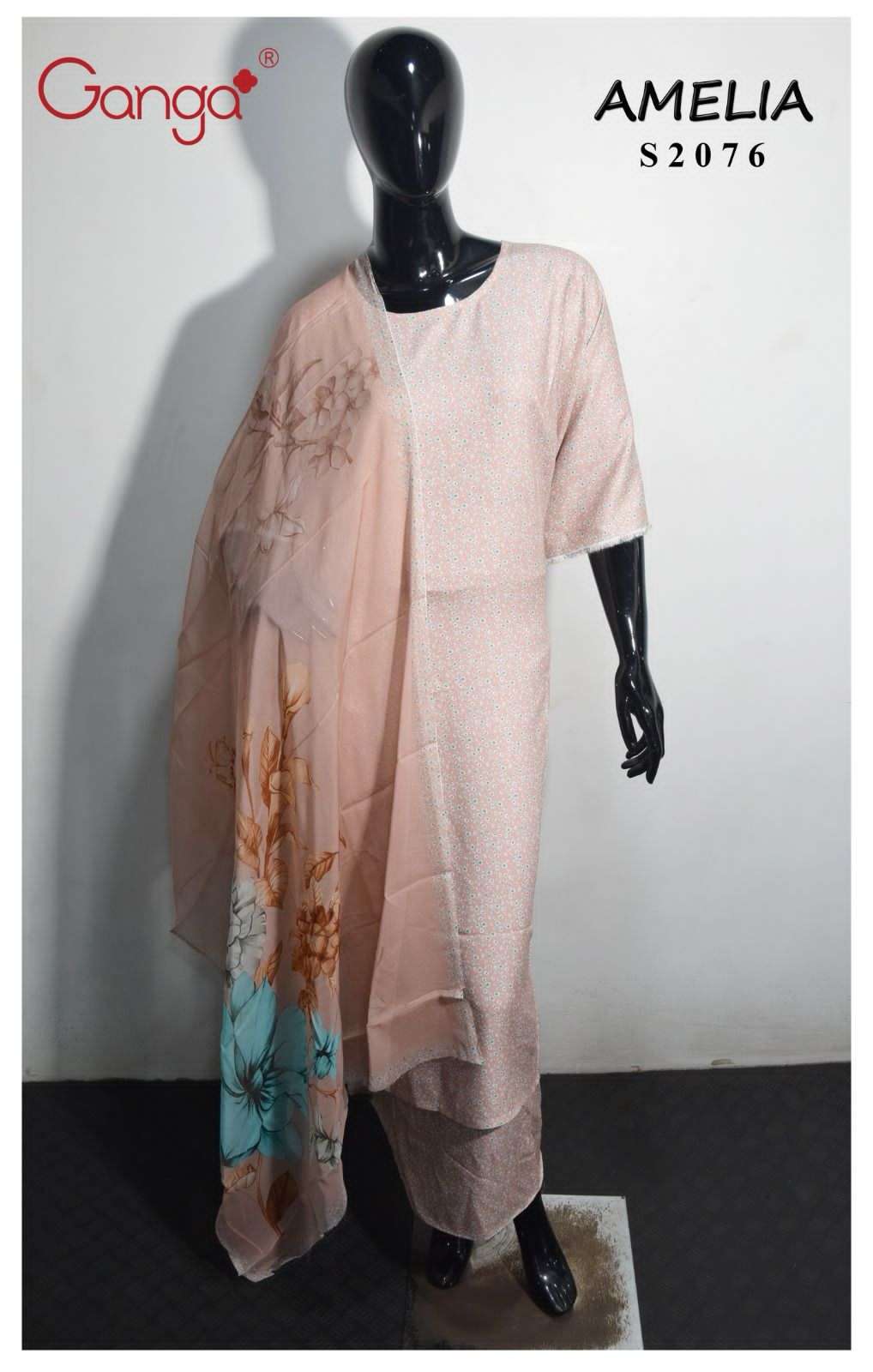 Ganga Amelia 2076 Pashmina Salwar Kameez