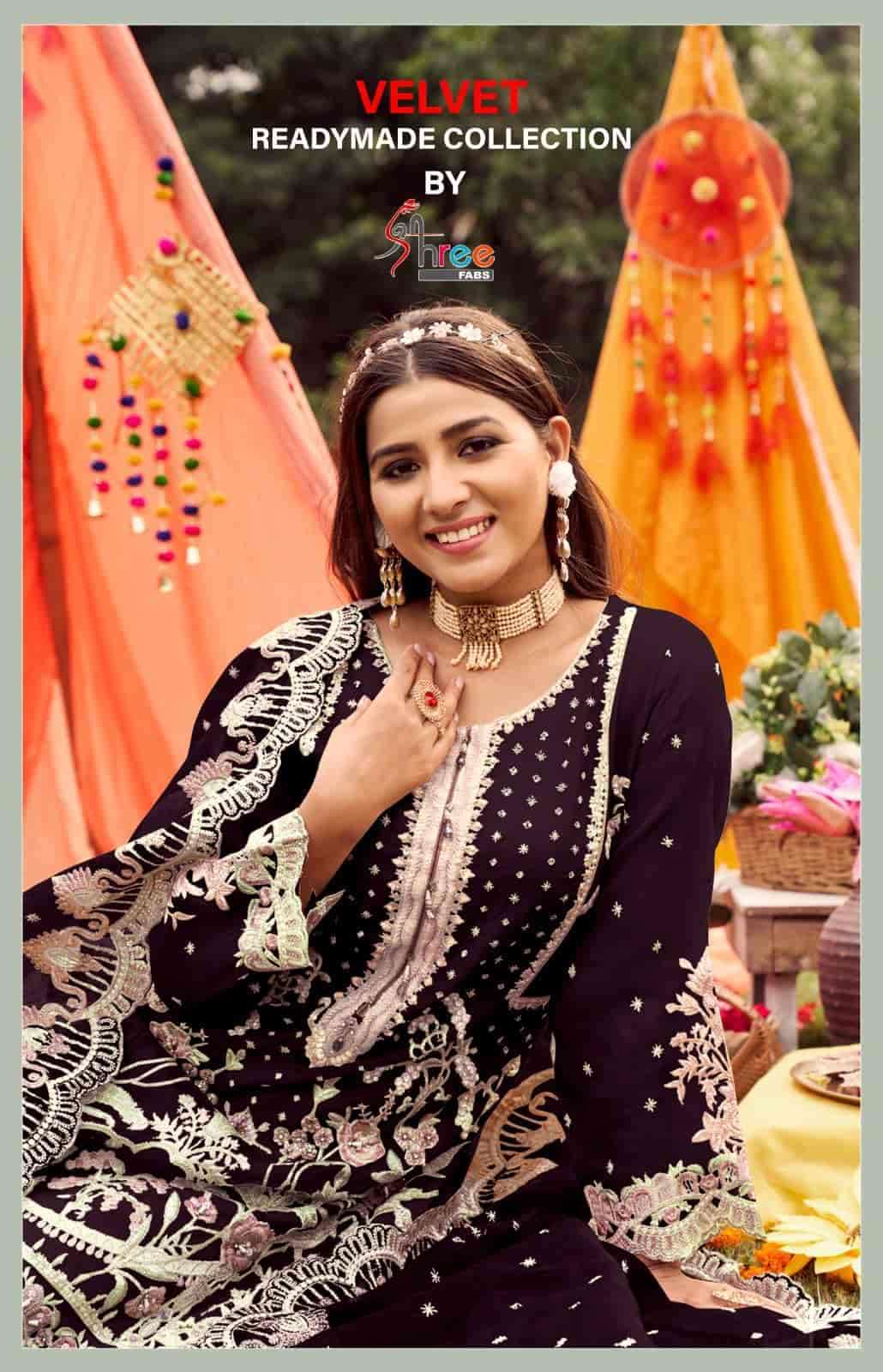 Shree Fabs Velvet Party Wear Salwar Suit