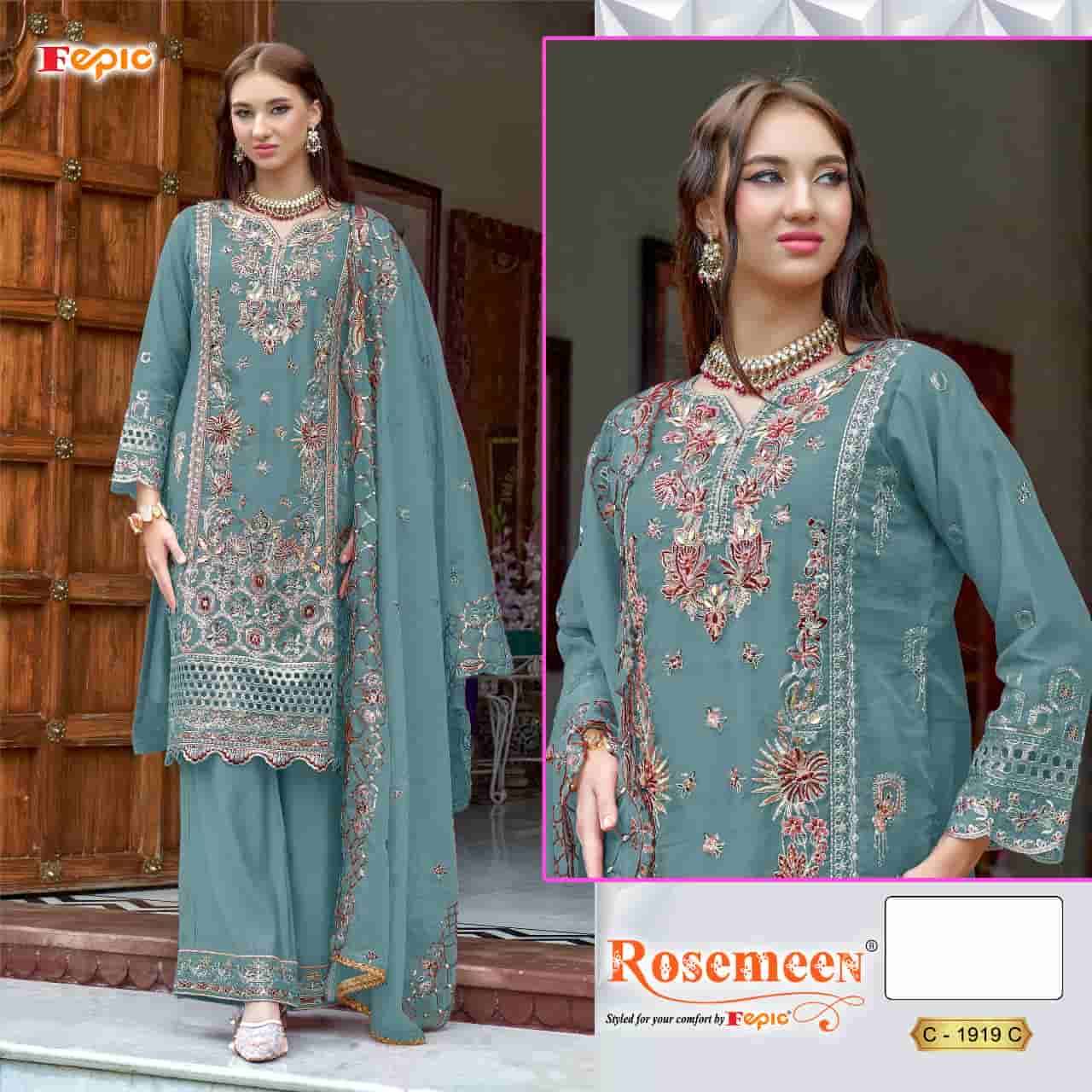 Fepic C 1919 C Exclusive Heavy Embroidered Style Pakistani Suit Collection