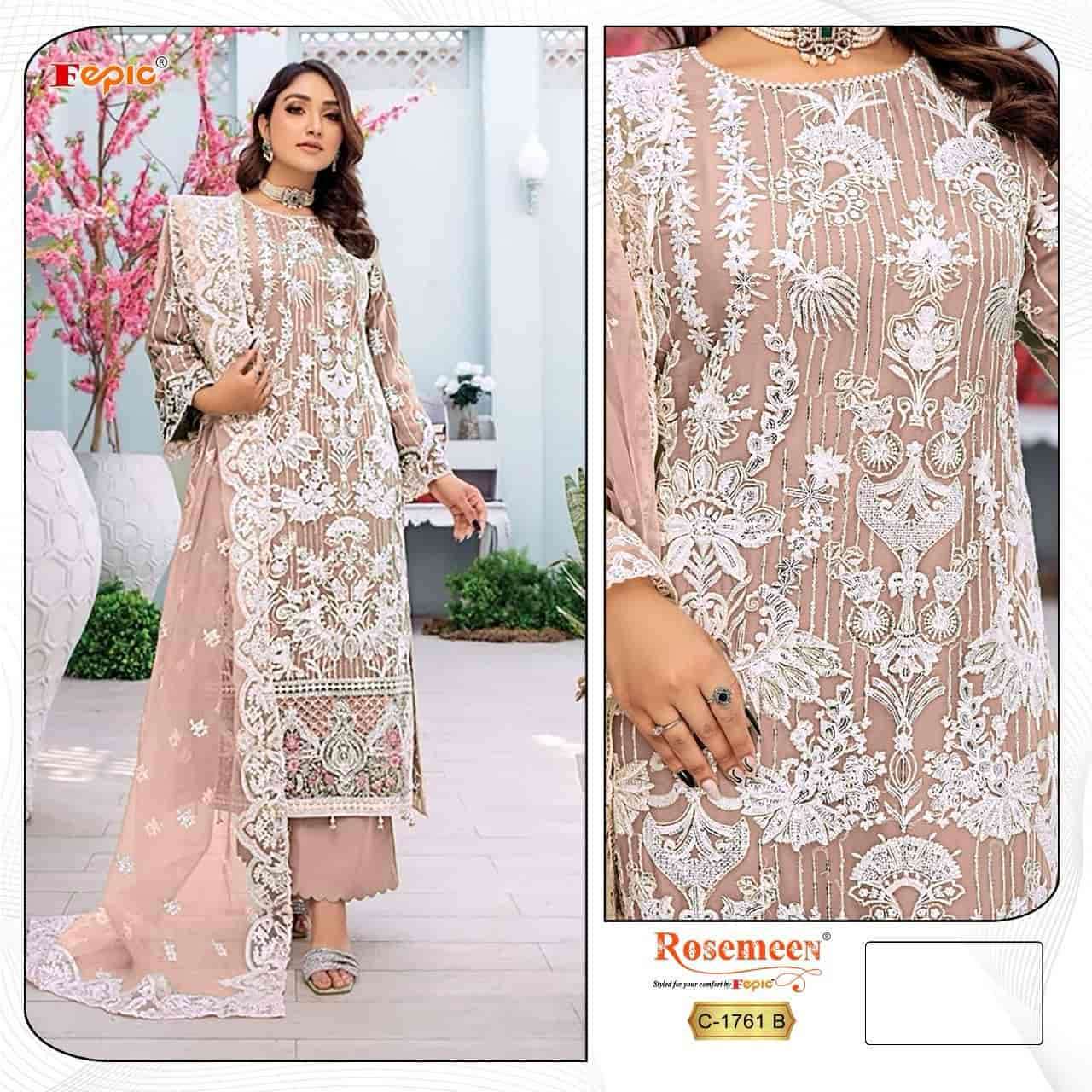 Fepic C 1761 B Luxury Redefined Organza Pakistani Salwar Suit Collection
