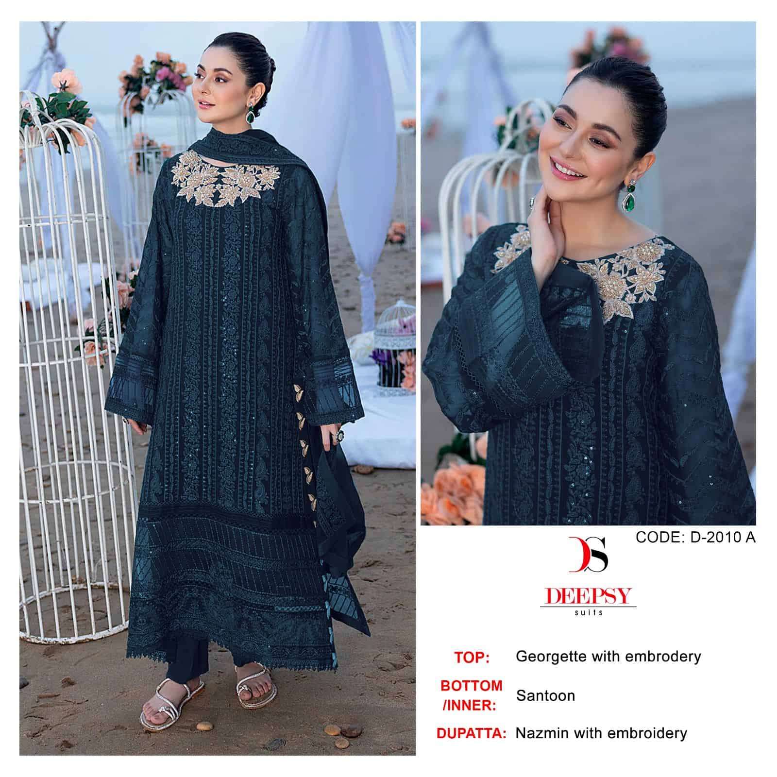 Deepsy D 2010 Colors Pakistani New Latest Designer Pakistani Suit Wholesalers