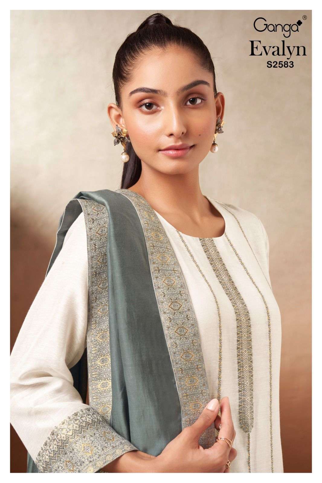 Ganga Evalyn 2583 Exclusive Ladies Dress Ganga Fashion Suit Collection