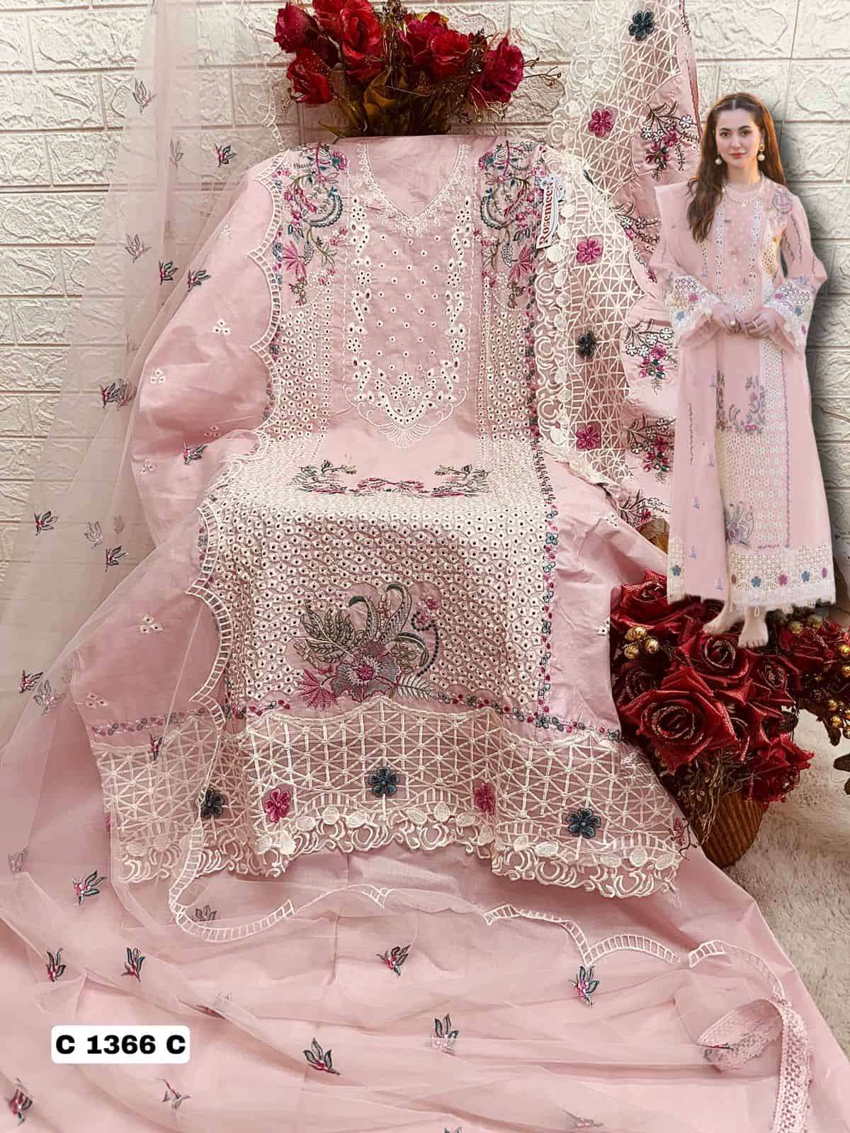 Fepic Rosemeen Heavy Embroidered Pakistani Suit